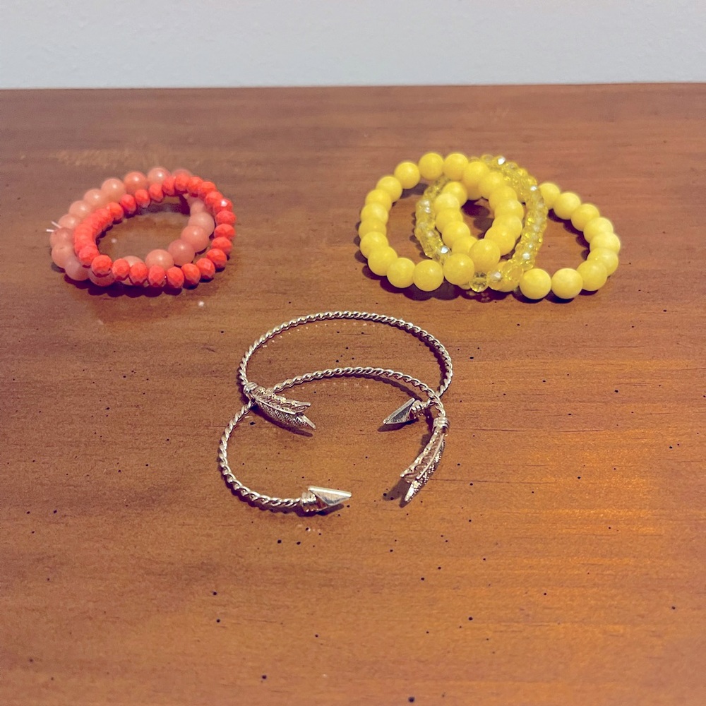 Summer Color Bracelets Set of 7